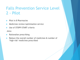Falls Prevention Service Level 2