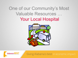 local information - Alabama Hospital Association