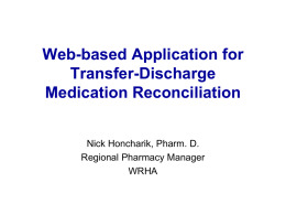 Go the Distance with MedRec Web-based Application for Transfer