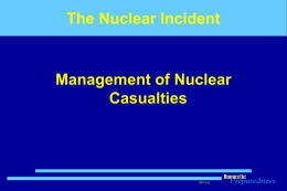 Nuclear Casualties - Arkansas Hospital Association