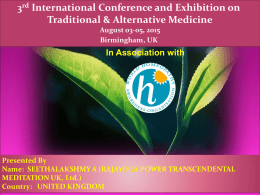 3rd International Conference and Exhibition on
