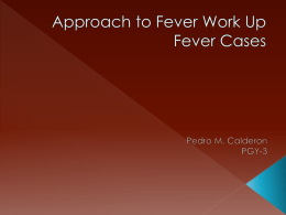 Fever Cases - Case Western Reserve University