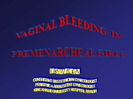 Vaginal bleeding in prepubertal girls