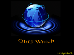 Narayanan R ObG Watch
