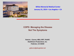 "Manage The Disease" presentation.