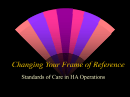 Changing Your Frame of Reference