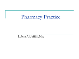 Pharmacy Practice - Home - KSU Faculty Member websites