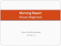Visual dx1 7/9/12 Morning Report