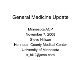 General Medicine Update