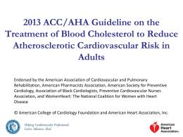 2013 Slide Set - American College of Cardiology