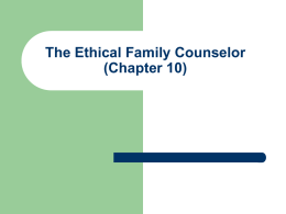 Retelling the Story: Couple and Family Counseling in the