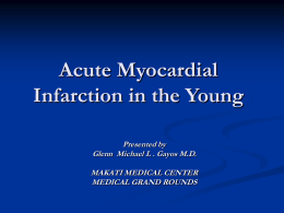 ACUTE MYOCARDIAL INFARCTION IN YOUNG