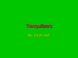 Tranquilizers