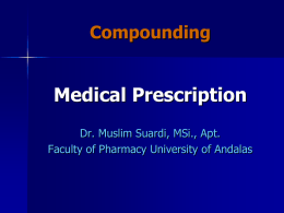 Medical Prescription