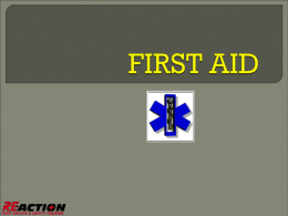 CPR and First Aid ppt