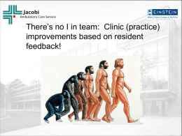 Focused visits - Jacobi Medical Center