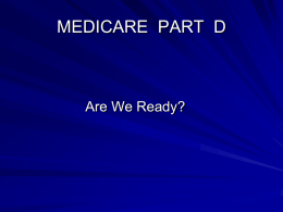 MEDICARE PART D