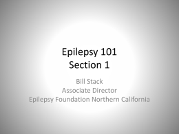 Epilepsy 101 A Resource Guide for California Parents