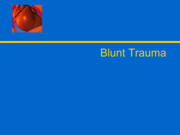 Blunt trauma