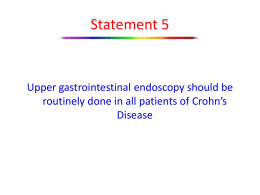 Diagnosis Statement 5 - Asia Pacific Working Group in Inflammatory