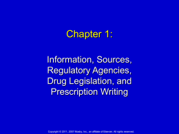 Therapeutics Week 1