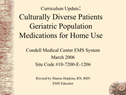 Culturally Diverse Patients