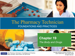 Chapter 19 The Body and Drugs