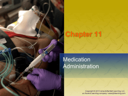 Chapter 11: Medical Administration