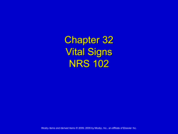 Chapter 32 Vital Signs