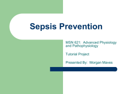 Sepsis Prevention - Alverno College Faculty