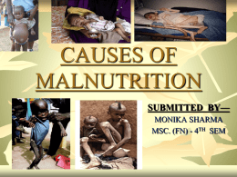 MALNUTRITION
