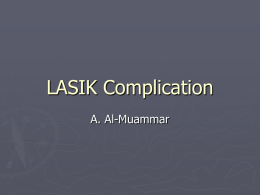 LASIK Complication