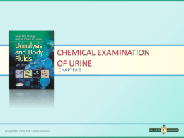 chemical examination of urine - 36-454-f10