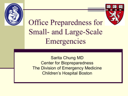 Office Preparedness - Academic Pediatric Association