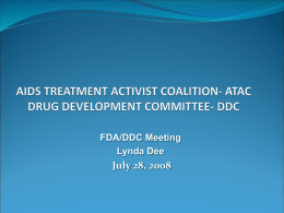 FDA - AIDS Action Baltimore