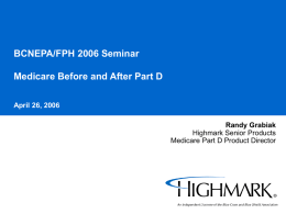 BCNEPA/FPH 2006 Seminar