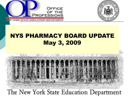immunization by pharmacists - New York State Council of Health