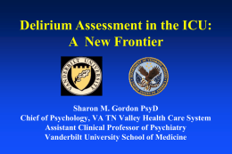 Delirium - Tennessee Psychological Association