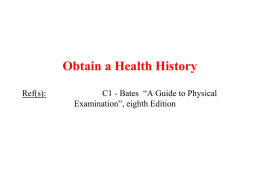 EO_002.03 part 1 Obtain Health Hx