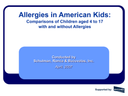 Allergies in America - World Allergy Organization
