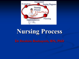 The Nursing Process - Philadelphia University