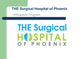 Surgical Specialty Hospital of Arizona