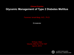 Pharmacologic Agents for Glycemic Control in Patients with Type 2