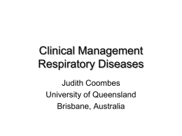 Clinical Pathology of Respiratory Diseases