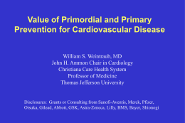 William S. Weintraub - National Forum for Heart Disease and Stroke