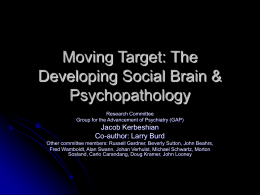 Moving Target: The Developing Social Brain