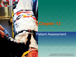 Chapter 13: Patient Assessment