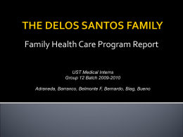 Family Health Care Program Report THE LOMAHAN FAMILY