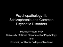 21 Psychopathology III -- Wilson 2006