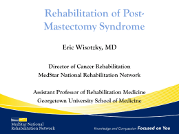 Post-Mastectomy Pain Syndrome: “An Anatomic Understanding”